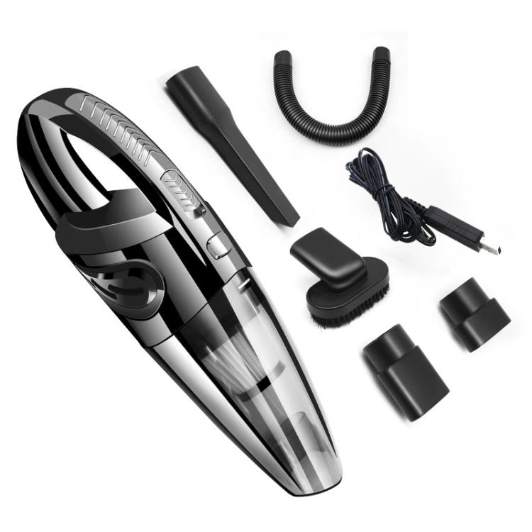 

Wet And Dry Handheld High-Power Portable Car Vacuum Cleaner R-6052C Vacuum Cleaner with USB Cable (Black)