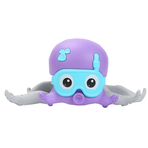 

Clockwork Octopus Swimming Baby Water Playing Bathroom Bathing Toys(Purple)