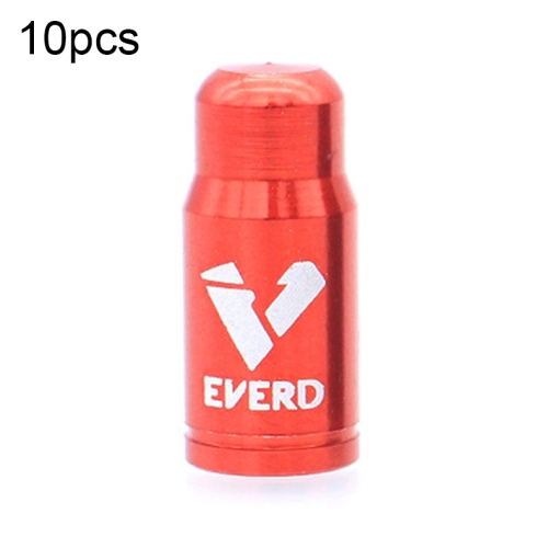 

30 PCS EVERD ZH419 Mountain Road Bike Aluminum Alloy Air Mouth Cap Car Tire Dust Door Cover, Colour: Presta (Red)