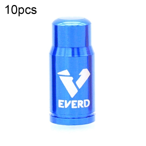 

30 PCS EVERD ZH419 Mountain Road Bike Aluminum Alloy Air Mouth Cap Car Tire Dust Door Cover, Colour: Presta (Blue)