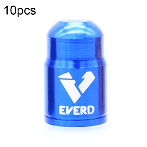 

30 PCS EVERD ZH419 Mountain Road Bike Aluminum Alloy Air Mouth Cap Car Tire Dust Door Cover, Colour: Schrader (Blue)