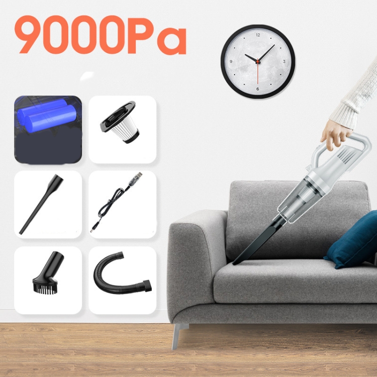 

Basic 2 Section 7.4V Car Home High Suction Handheld Mute Wireless Vacuum Cleaner