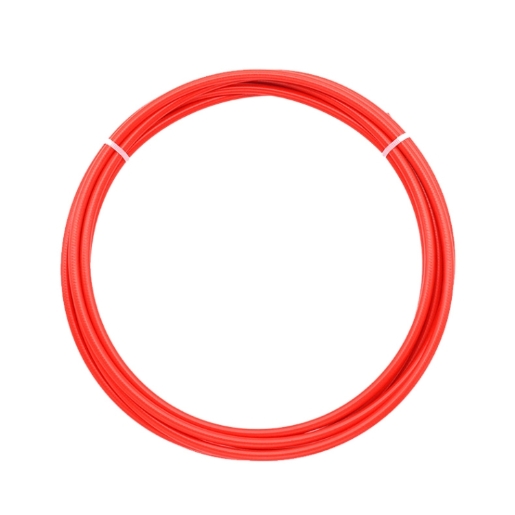 

TRLREQ Mountain Bike Brake Tube 5mm Hydraulic Oil Disc Oil Brakes Braided Tube, Length: 3m (Red)
