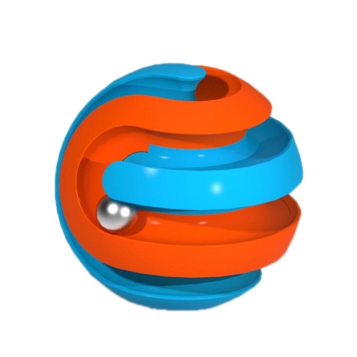 

3 PCS Ball Track Fidget Cube Puzzle Decompression Toy(Red Blue)