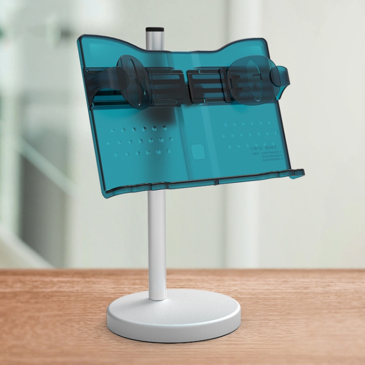 

NG3051 Lifting Reading Rack Children Multifunctional Reading Bookshelf Mobile Phone Tablet Stand,Type: Cat Type (Transparent Blue Green)