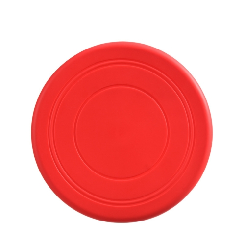 

10 PCS Pet Toy Flying Disc Pet Interactive Training Floating Water Bite-Resistant Soft Flying Disc(Red)