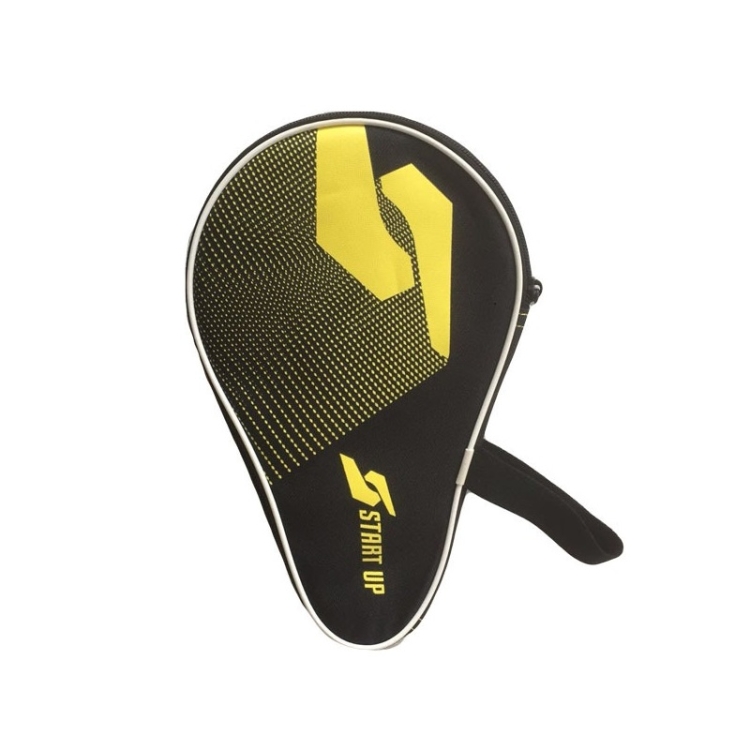 

KR Gourd-Shaped Table Tennis Racket Waterproof And Thick Protective Cover(Black)