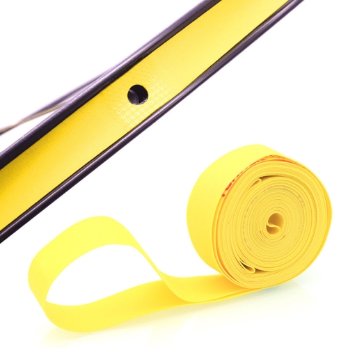 

20 PCS Road Mountain Bike Anti-Stab Tire Pad Bicycle Wheel Set PVC Spoke Lining Tape, Colour: Yellow(26inch x 18mm)