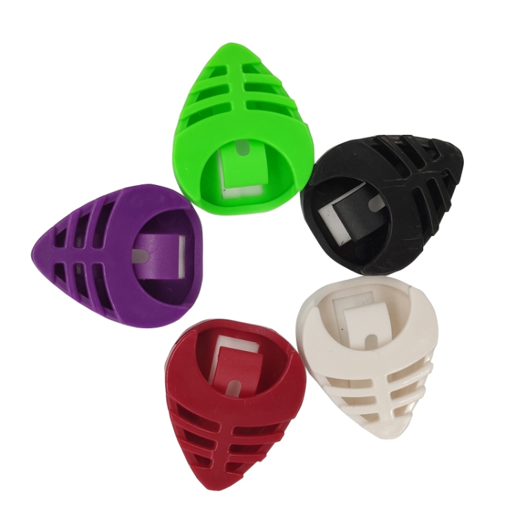 

100 PCS Multicolor Plastic Ukulele Pick Box, Color Random Deliverty