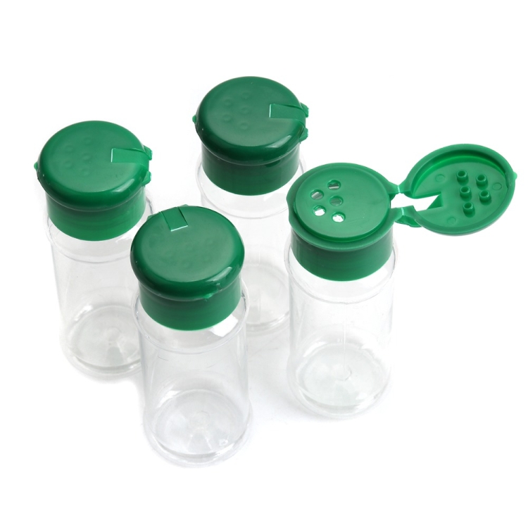 

4 PCS 80 ML Kitchen Salt and Pepper Seasoning Tank Size: 10.5x4 cm