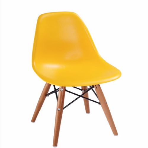 

Children Fashion Plastic Armrest Wooden Chair Foldable Chair(Yellow)