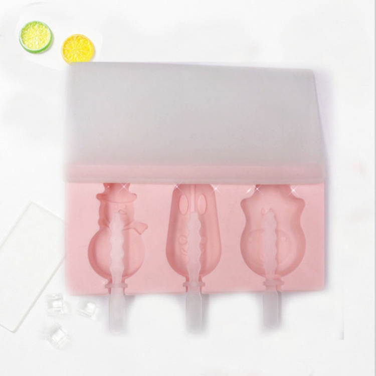 

Home-made Handmade Cartoon Popsicle Ice Cream Ice Making Mold, Random Color Delivery, Style:Snowman Rabbit Hippo