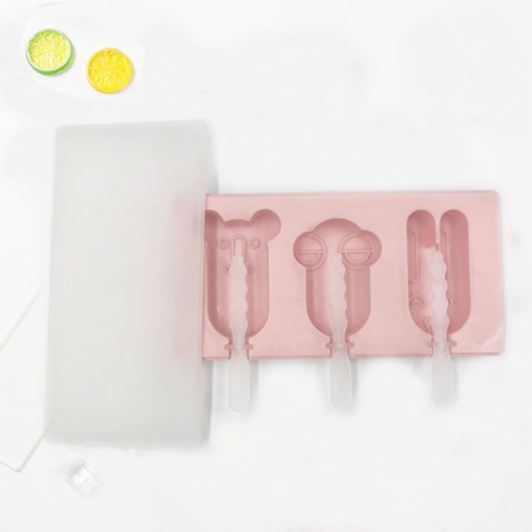 

Home-made Handmade Cartoon Popsicle Ice Cream Ice Making Mold, Random Color Delivery, Style:Rabbit