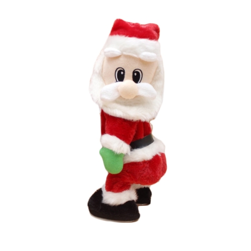 

Electric Twisted Fart Shake Hips Santa Claus With Music Christmas Novel Birthday Gift(Santa Claus)