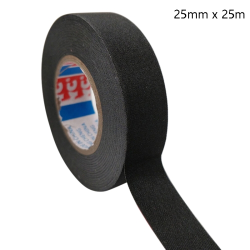 

3 PCS Automotive Wiring Harness Flannel Tape High Temperature Resistant And Waterproof Wire And Cable Insulation Tape, Size: 25mm x 25m