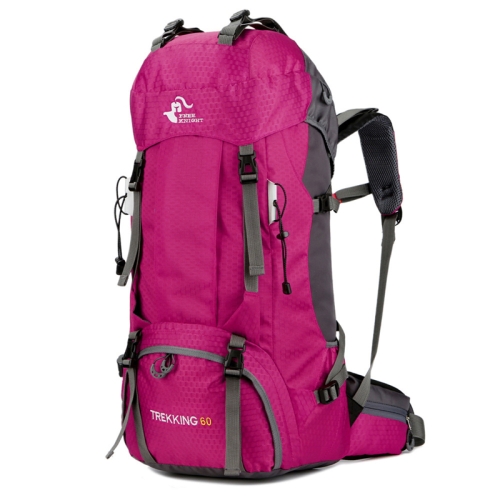 

FREE KNIGHT FK0395 60L Hiking Large Capacity Backpack Mountaineering Bag(Pink)