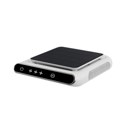 

G1 Display Screen Solar Car Air Purifier USB Formaldehyde Odor Removal Purifier(White)