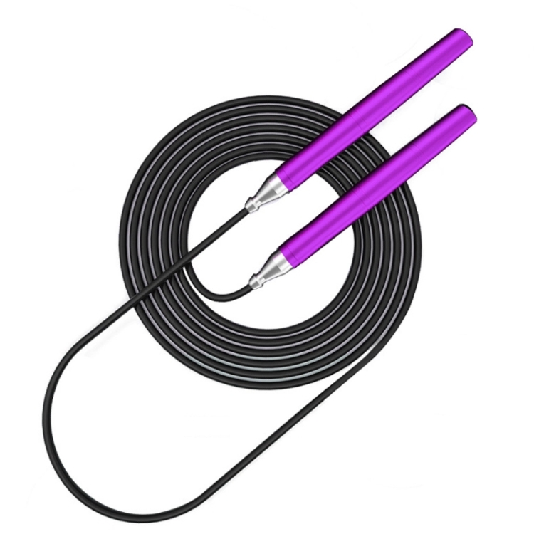 

3m Jump Rope Fitness Physical Training Sports Bearing Skipping Rope(Purple Red)