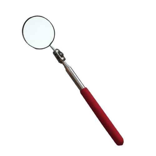 

3 PCS Car Repair Detection Mirror Universal Folding Telescopic Mirror Welding Chassis Inspection Mirror, Model: Red Handle 50mm