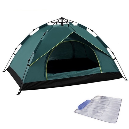 

TC-014 Outdoor Beach Travel Camping Automatic Spring Multi-Person Tent For 2 People(Green+Mat)