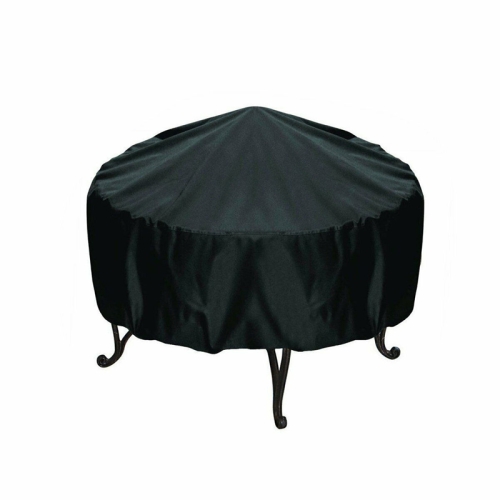 

Outdoor Garden Grill Cover Rainproof Dustproof Anti-Ultraviolet Round Table Cover, Size: 102x45cm