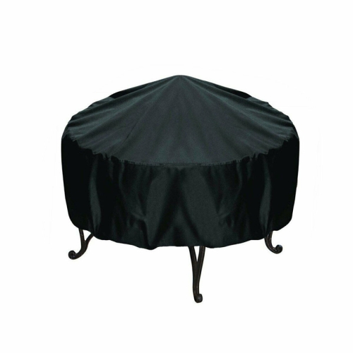 

Outdoor Garden Grill Cover Rainproof Dustproof Anti-Ultraviolet Round Table Cover, Size: 76x30cm