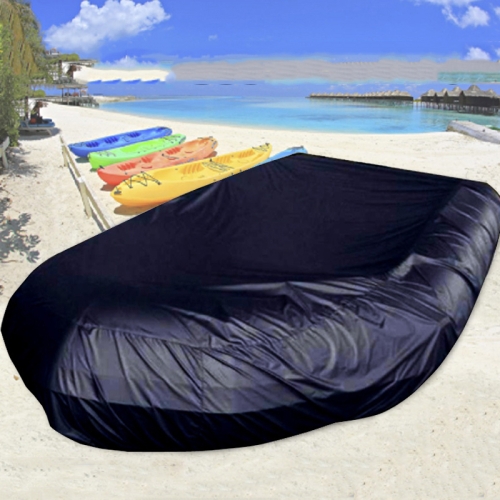 

Waterproof Dust-Proof And UV-Proof Inflatable Rubber Boat Protective Cover Kayak Cover, Size: 420x94x46cm(Black)
