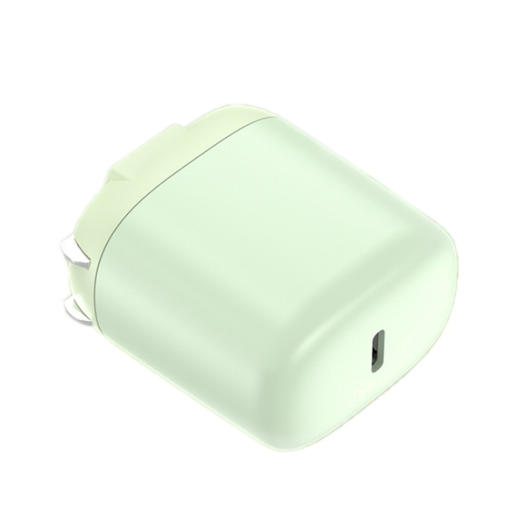 

DESNAI XKS-006C 20W USB-C / Typc-C Single Port PD Foldable Fast Travel Charger , CN Plug(Green)