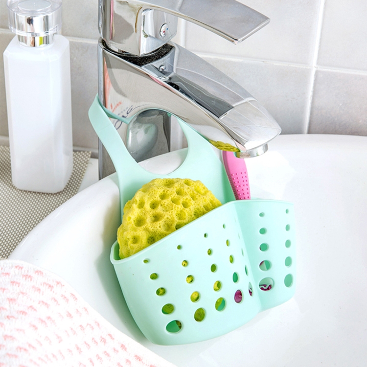 

10 PCS TM15008 Adjustable Snap-On Sink Storage Hanging Basket Kitchen Drain Hanging Bag(Random Color Delivery)