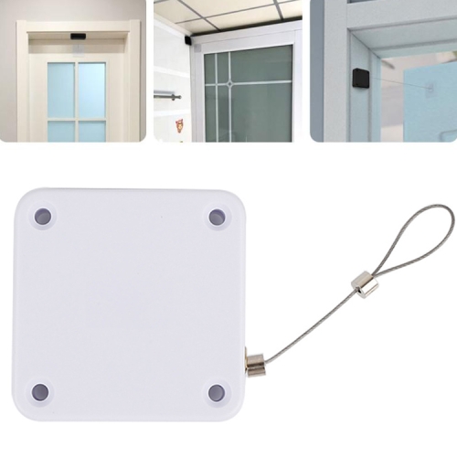 

2 PCS P093 Automatic Doorkeeper Telescher Door Closer Sliding Door Anti-Theft Box, Specification: 3rd Generations White All Glue 500g 1.2m