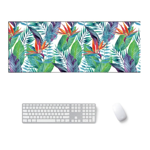 

800x300x2mm Office Learning Rubber Mouse Pad Table Mat(8 Tropical Rainforest)