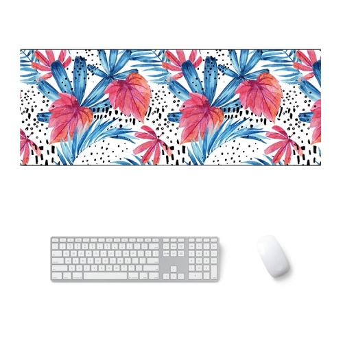 

800x300x2mm Office Learning Rubber Mouse Pad Table Mat(11 Tropical Rainforest)