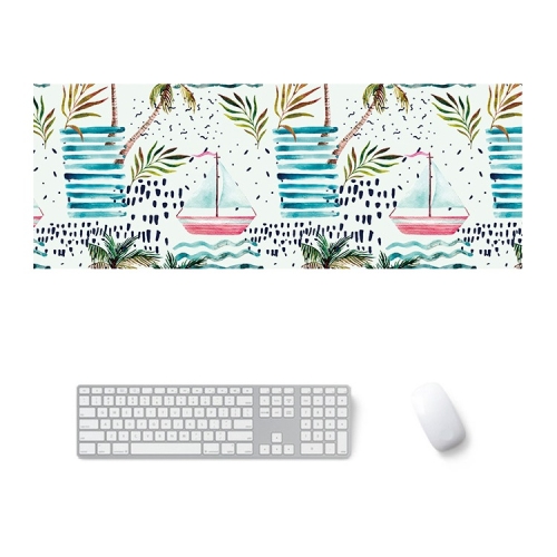 

800x300x5mm Office Learning Rubber Mouse Pad Table Mat(14 Tropical Rainforest)