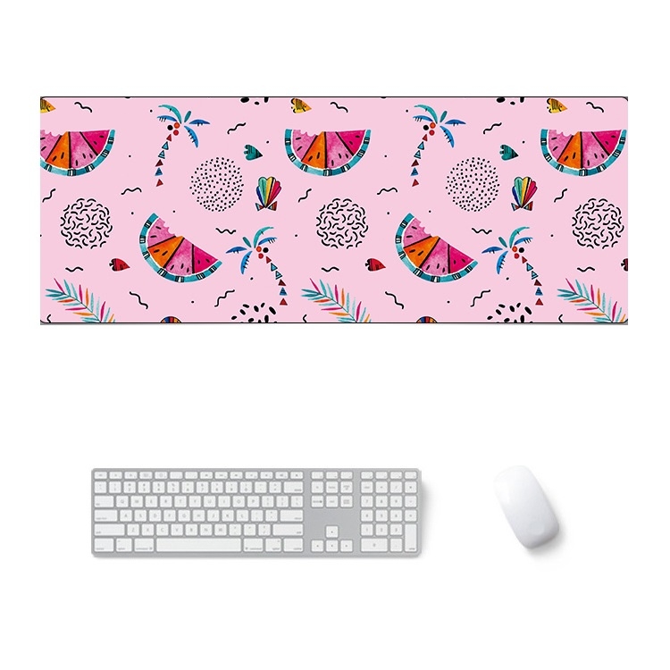 

900x400x4mm Office Learning Rubber Mouse Pad Table Mat(4 Colorful Summer)