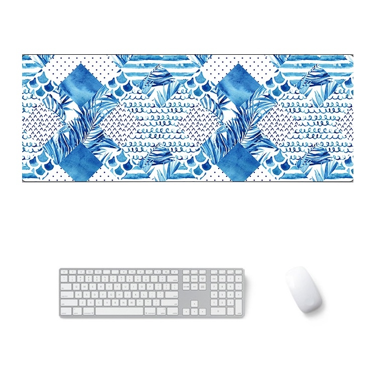 

900x400x5mm Office Learning Rubber Mouse Pad Table Mat(12 Tropical Rainforest)