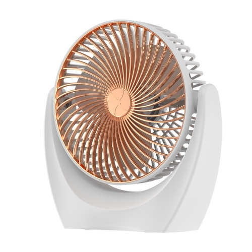 

USB Desktop Fan Mini Home Dormitory Portable Fan, Colour: U Type (Gold)