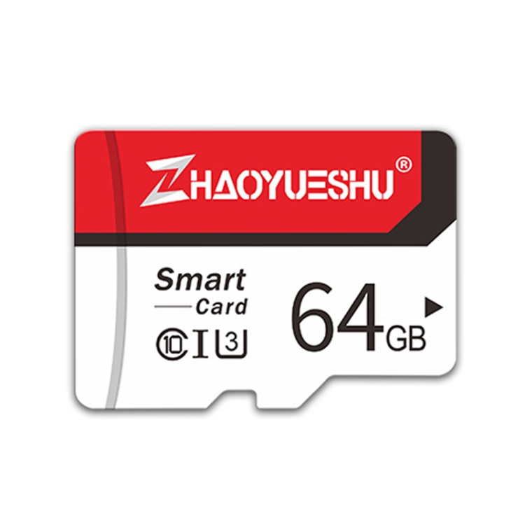 

ZHAOYUESHU RW064G520 C10 High-Speed Memory Card Micro SD Mobile Phone Memory Card, Capacity: 64GB