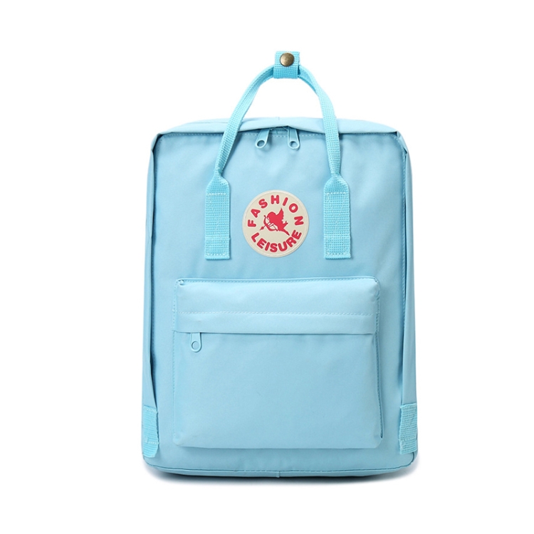 

509 Student Oxford Schoolbag Leisure Waterproof Backpack(Lake Blue)