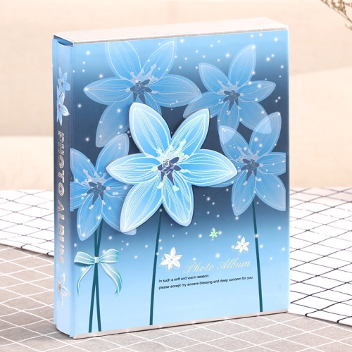 

7 inch 200 Sheets Family And Children Growth Commemorative Album Interstitial Photo Album(9129 Lily)