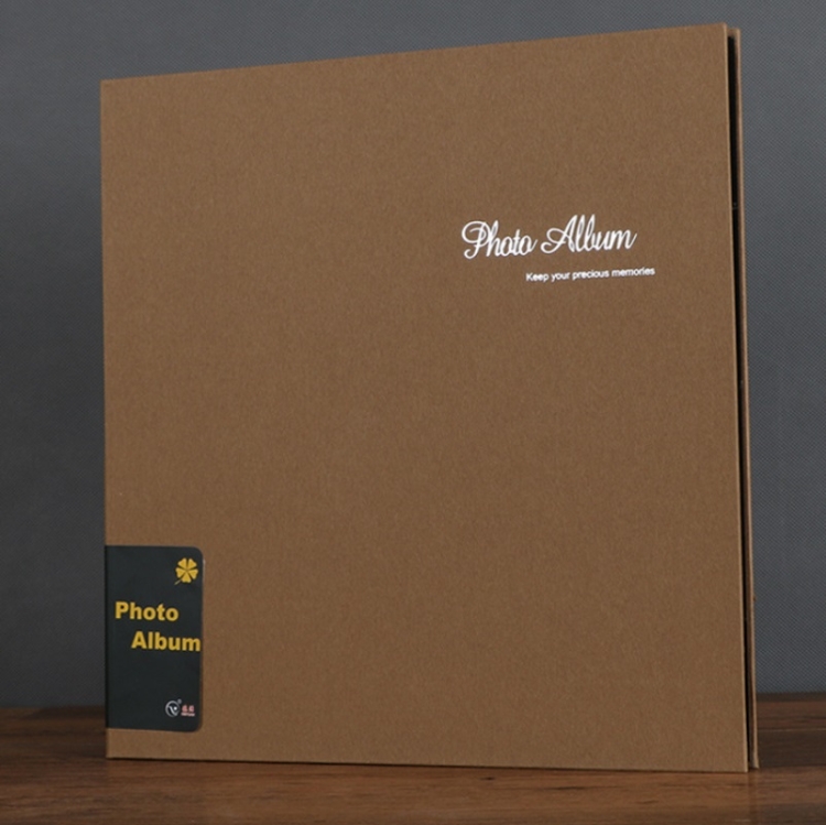 

12 inch Suede Handmade DIY Pasted Film Photo Album(Golden Year)