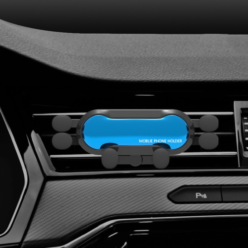

2 PCS Car Mobile Phone Gravity Bracket Car Exit Mobile Phone Bracket(Blue)