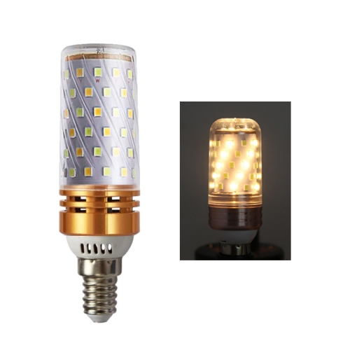 

12W-E14 3 PCS No Flicker Corn Light Candle Bulb Screw Bulb, Light color: Warm Light Engineering