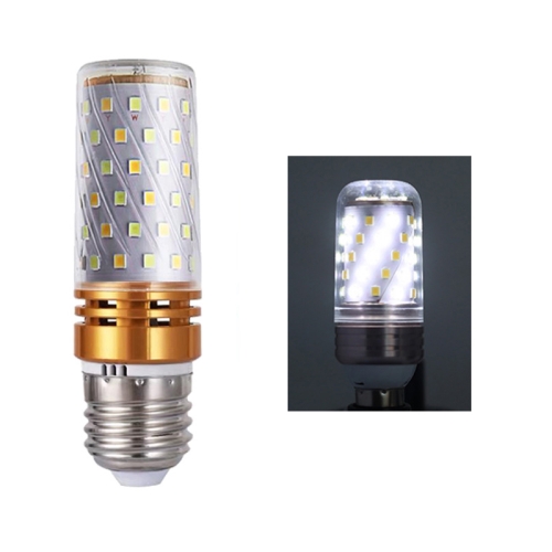 

16W-E27 3 PCS No Flicker Corn Light Candle Bulb Screw Bulb, Light color: White Light Engineering