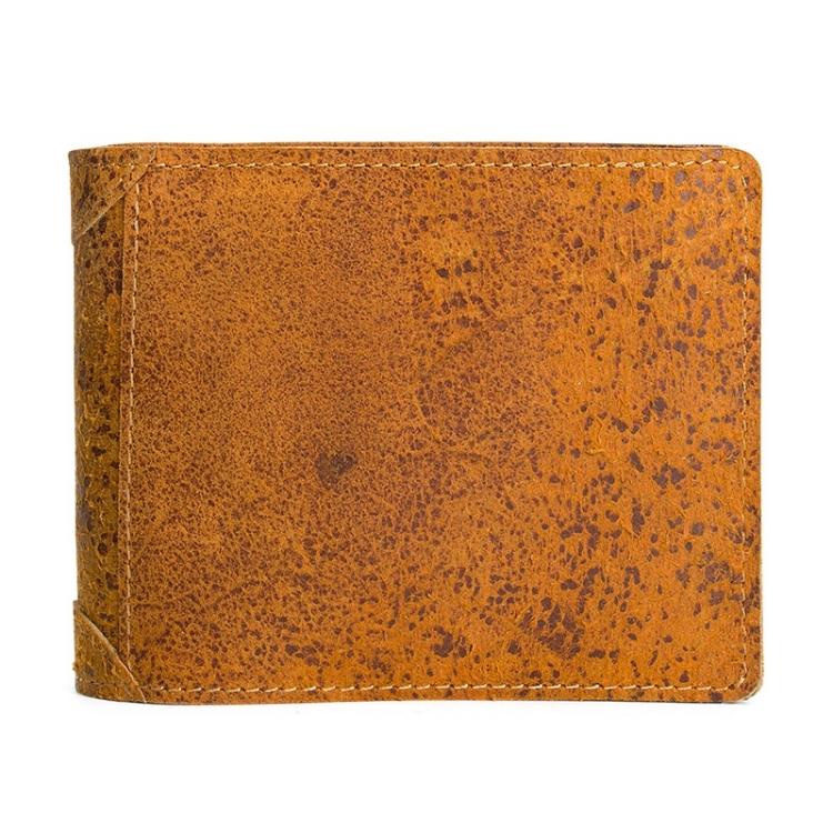 

2030 Men Vintage Short Handmade Wallet(Brown)