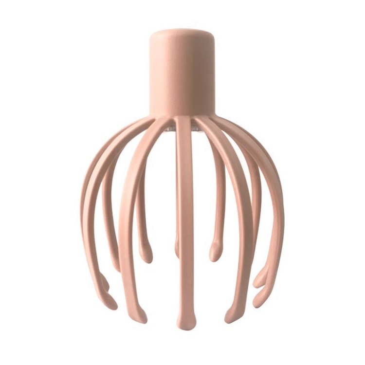 

YK-1806 Head Electric Massager Octopus Charging Massage Comb(Pink)