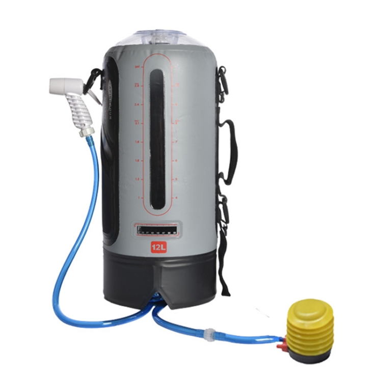 

AFISHTOUR FW2085 Outdoor Solar Bath Bag Camping Shower Supplies, Colour: Ordinary Air Pump