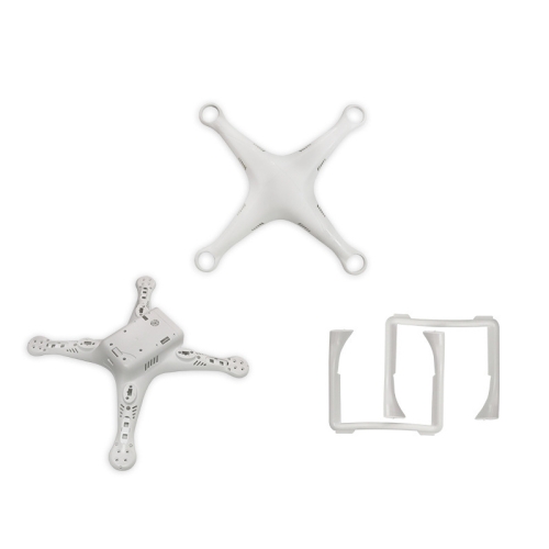 

For DJI Phantom 3 Pro / Advanced Body Shell Upper Cover Bottom Cover Landing Gear Kits(White)