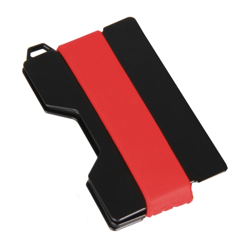 

Aluminum Alloy RFID Card Holder Anti-Theft EDC Wallet Coin Storage Box Key Card Holder, Colour: Red