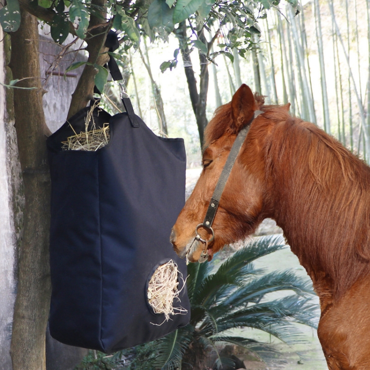 

2 PCS Hay Bag Feeding Horse Bag Stable Large Bag Convenient Horse Straw Bag