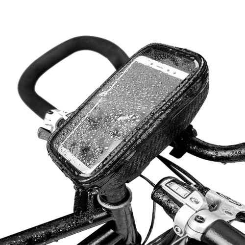 

AFISHTOUR FB2036 6 Inches Waterproof Bicycle Bag Multi-Function Touch Screen Ride Bag(Black)